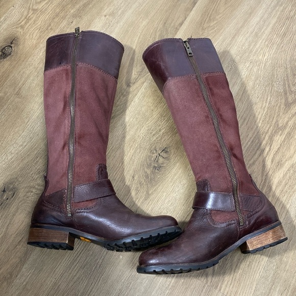 Timberland Earthkeepers Bethel Tall Zip Leather and Suede Knee-High Boots size 6 - Picture 11 of 14